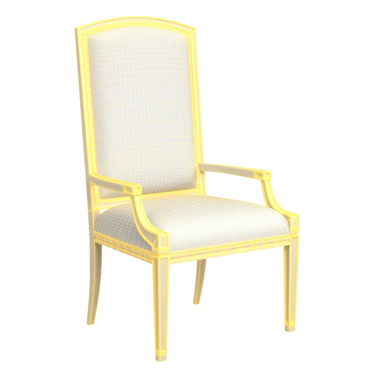 Sanctuary Mirage Arm Chair Ebony 3D Model_07